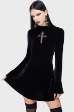 画像1: Serenade Of Shadows Mini Dress / 闇夜の調べ / ワンピース【KILL STAR】 (1)