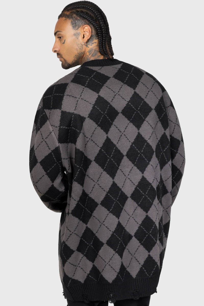 画像4: Omen's Whisper Cardigan / 魔の囁き / ニットカーディガン【KILL STAR】 (4)