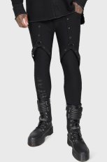 画像1: 【Mens】Nights Of Obsidian Trousers / 漆黒の闇夜 / スキニーパンツ【KILLSTAR】 (1)