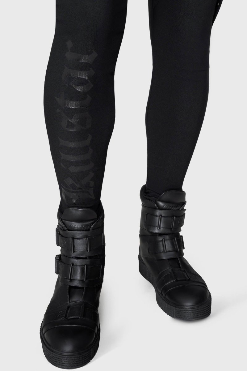 画像2: 【Mens】Nights Of Obsidian Trousers / 漆黒の闇夜 / スキニーパンツ【KILLSTAR】 (2)