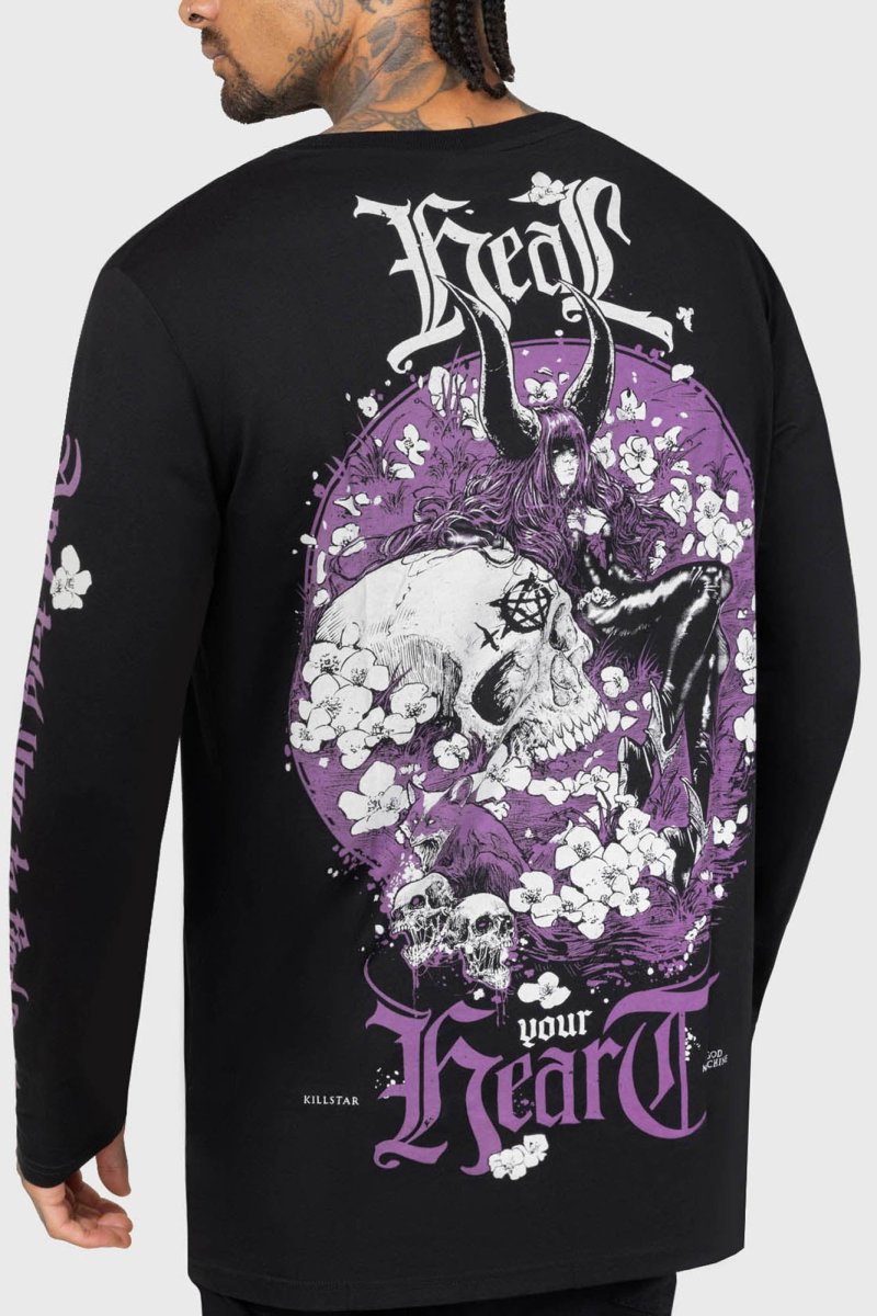 画像4: Heal Your Heart / 滅心救済 / ロングスリーブ【KILL STAR】 (4)