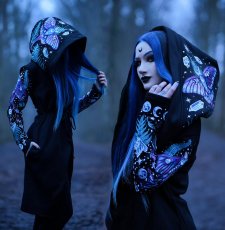 画像33: ENCHANTED FOREST HOODIE / ビッグフードコート【Restyle】 (33)