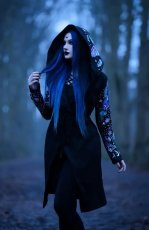 画像18: ENCHANTED FOREST HOODIE / ビッグフードコート【Restyle】 (18)