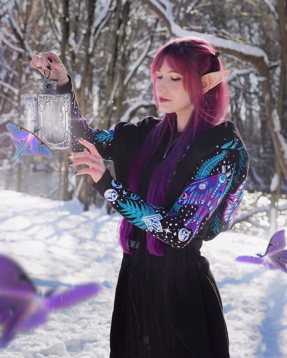 画像32: ENCHANTED FOREST HOODIE / ビッグフードコート【Restyle】 (32)