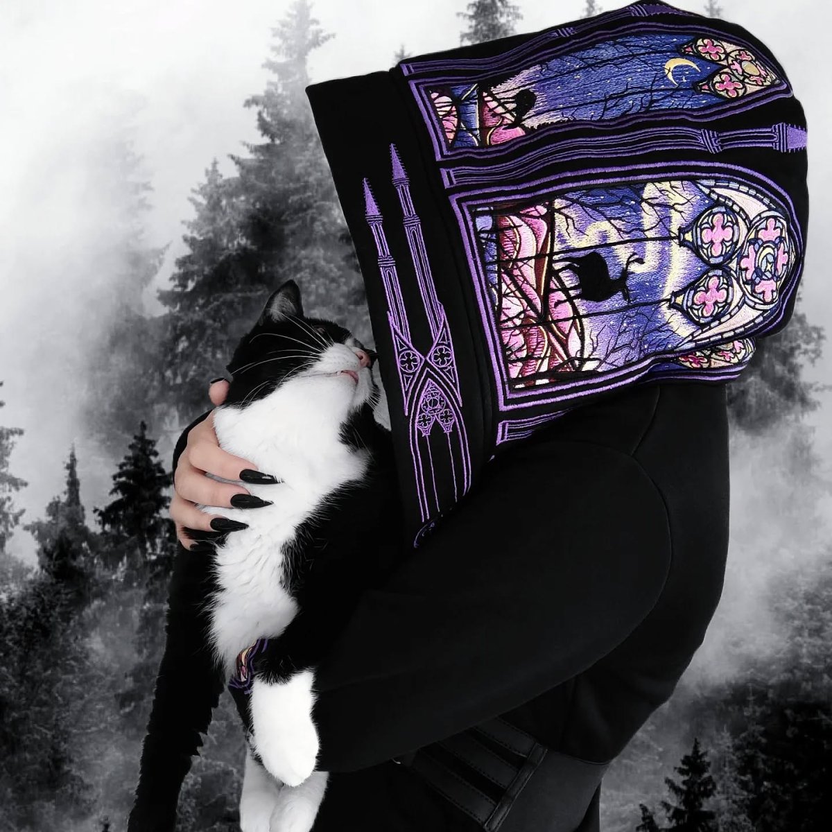 画像16: NORTHERN LIGHTS HOODIE / ビッグフードコート【Restyle】 (16)