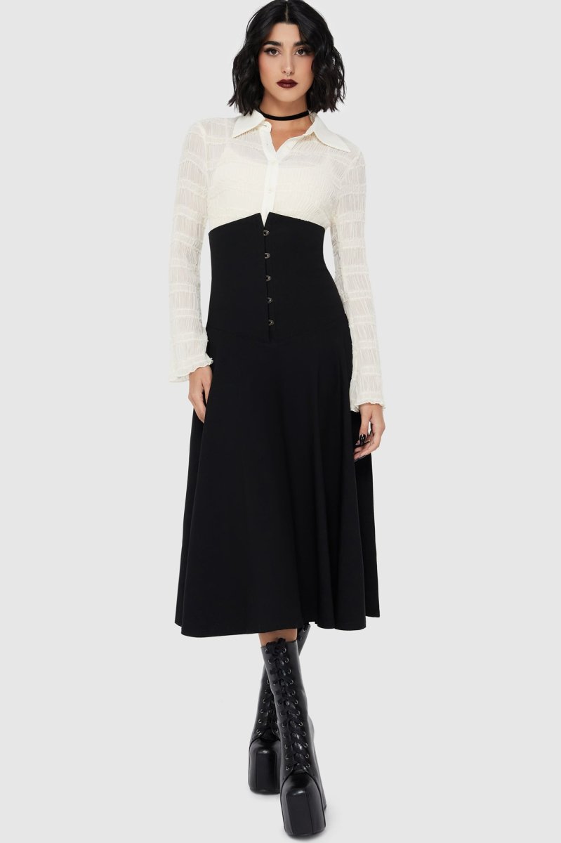 画像3: Sable Hex Skirt / 漆黒の呪文 / スカート【KILL STAR】 (3)