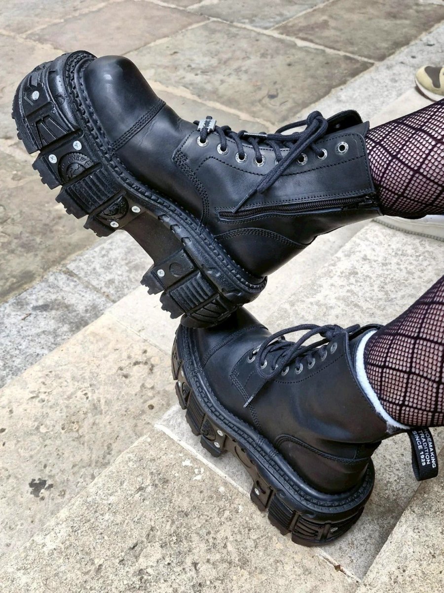 画像50: [取り寄せ] M.TANK083-C1 / ネジ /  厚底ブーツ / 本革【NEW ROCK】 (50)