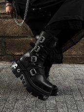 画像33: [取り寄せ]M-373-S4 / プレート / 厚底ブーツ / 本革【NEW ROCK】 (33)