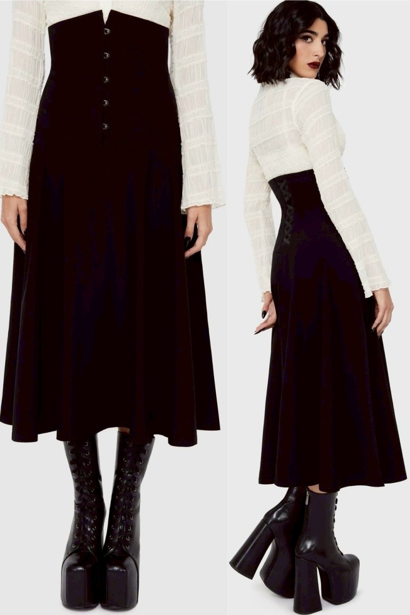 画像1: Sable Hex Skirt / 漆黒の呪文 / スカート【KILL STAR】 (1)