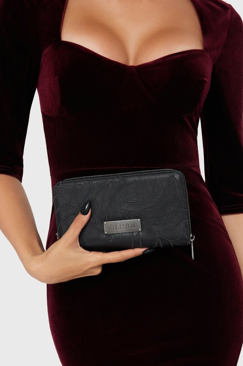 画像2: Tangled Trixie Wallet / 妖艶な蜘蛛の糸 /ウォレット【KILL STAR】 (2)