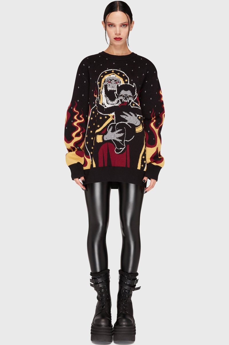 画像4: 🌟数量限定🌟Unholy Night Sweater / 闇の祝祭 / ニットトップス【KILL STAR】 (4)