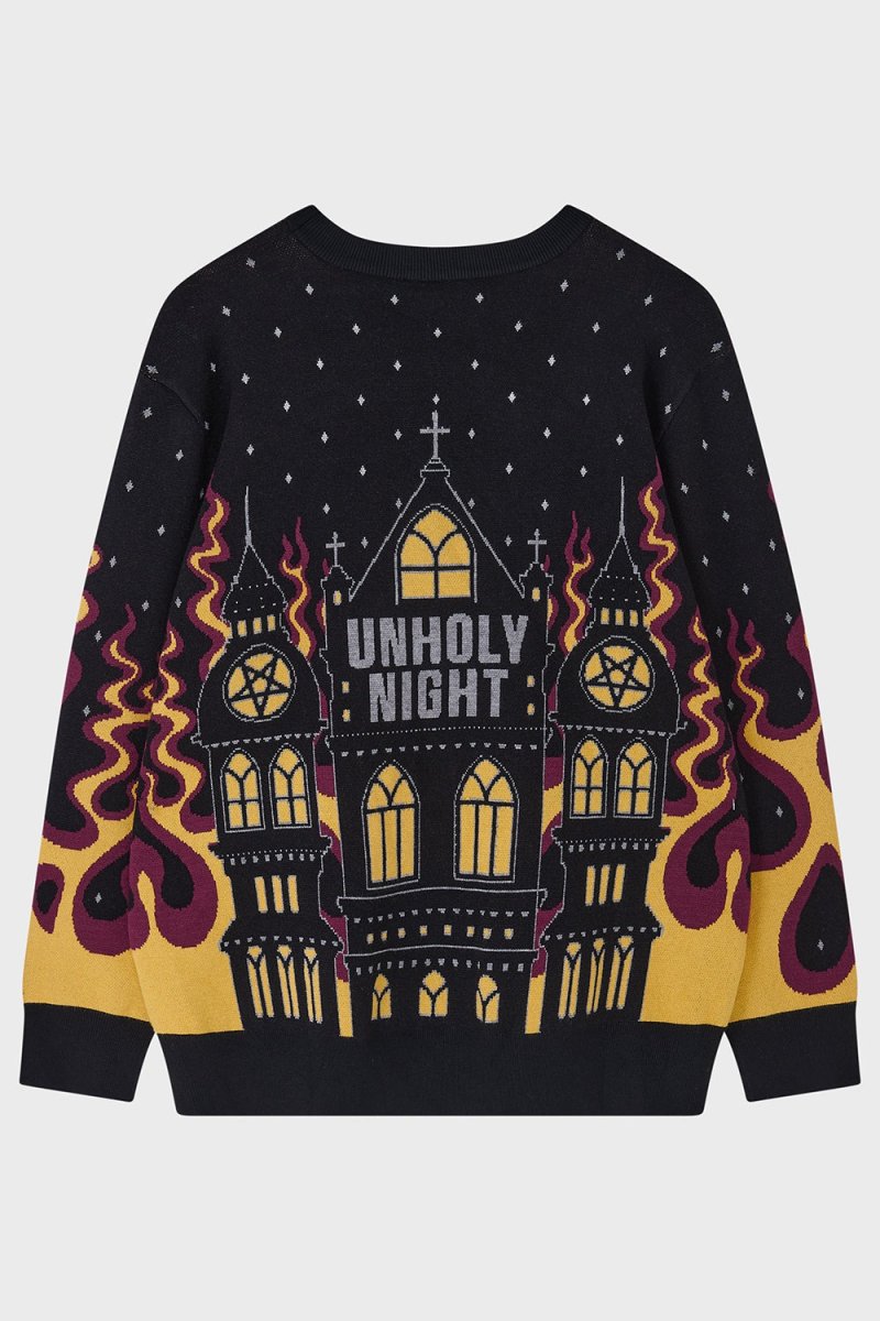 画像5: 🌟数量限定🌟Unholy Night Sweater / 闇の祝祭 / ニットトップス【KILL STAR】 (5)