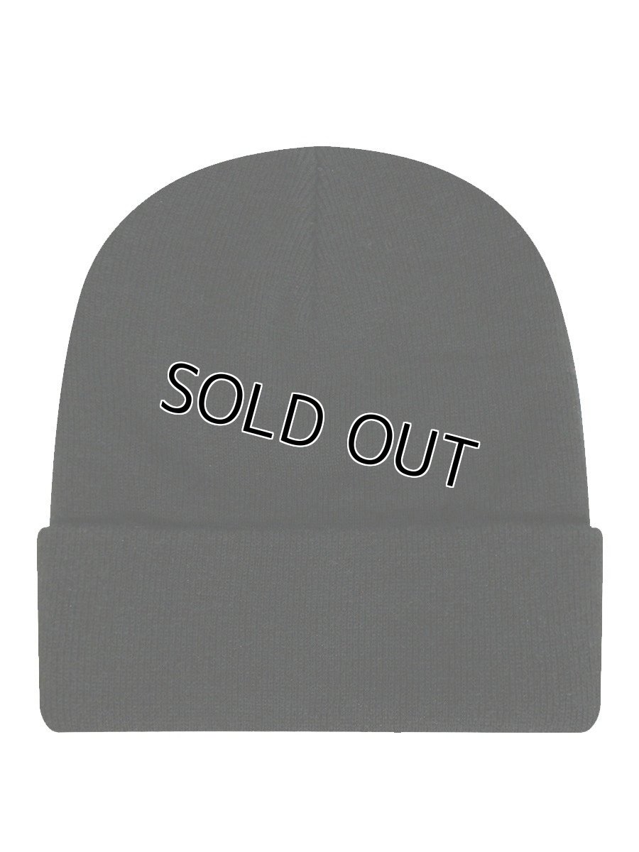画像2: Ebony Rose Black Beanie / ニット帽【GRINDSTORE】 (2)