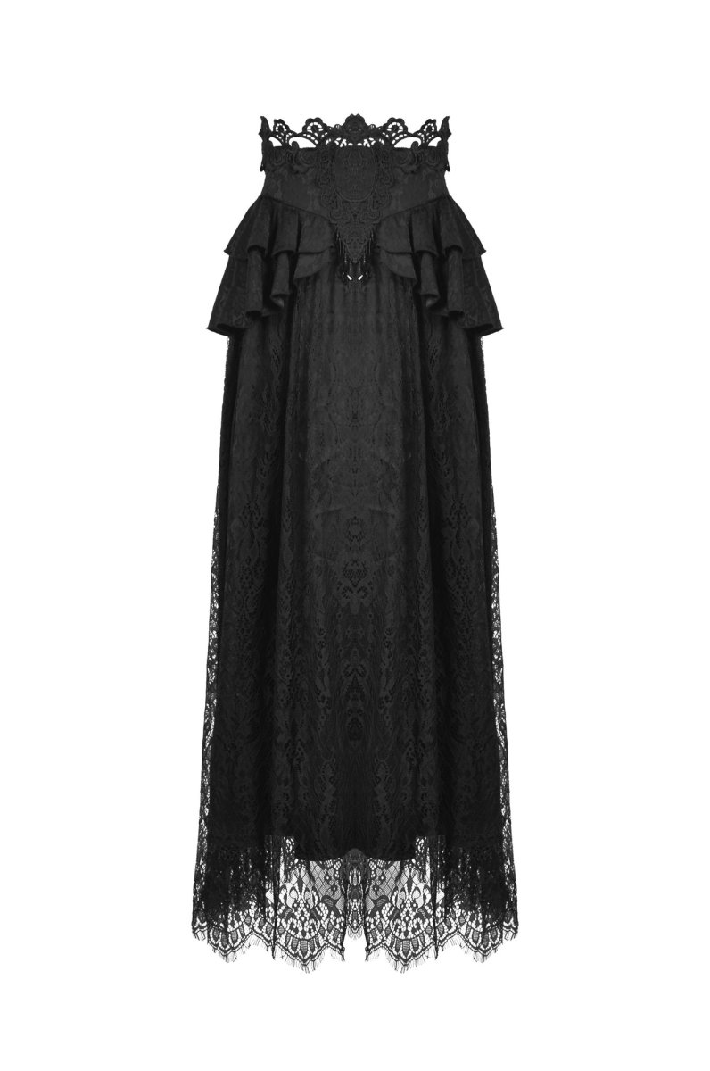 画像2: Gothic luxe court jacquard-lace skirt  / スカート【DARK IN LOVE】 (2)