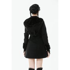 画像5: Cute Cat Ear Fuzzy Hoodie Coat / コート【DARK IN LOVE】 (5)