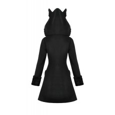 画像3: Cute Cat Ear Fuzzy Hoodie Coat / コート【DARK IN LOVE】 (3)