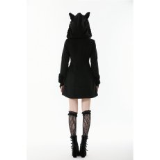 画像10: Cute Cat Ear Fuzzy Hoodie Coat / コート【DARK IN LOVE】 (10)