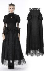 画像1: Gothic luxe court jacquard-lace skirt  / スカート【DARK IN LOVE】 (1)