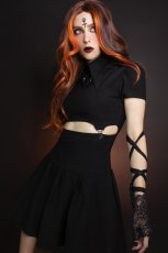 画像1: Darita Suspender Dress / BLACK / ワンピース【KILL STAR】 (1)