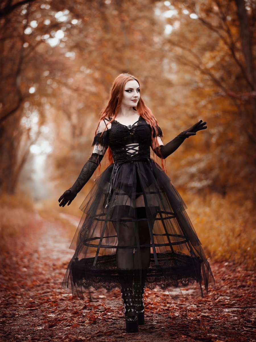 画像3: Retro Lace Petticoat / スカート【DARK IN LOVE】 (3)