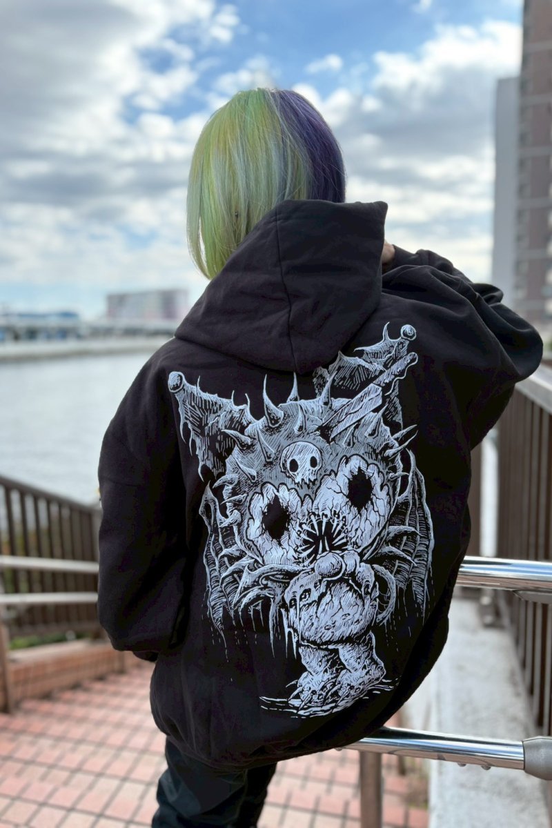 画像1: Killromi Hoodie / キルロミ / ZIPパーカー【VampireFreaks】 (1)