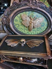 画像2: Death's Head Treasure Box / 小物入れ【NEMESIS NOW】 (2)