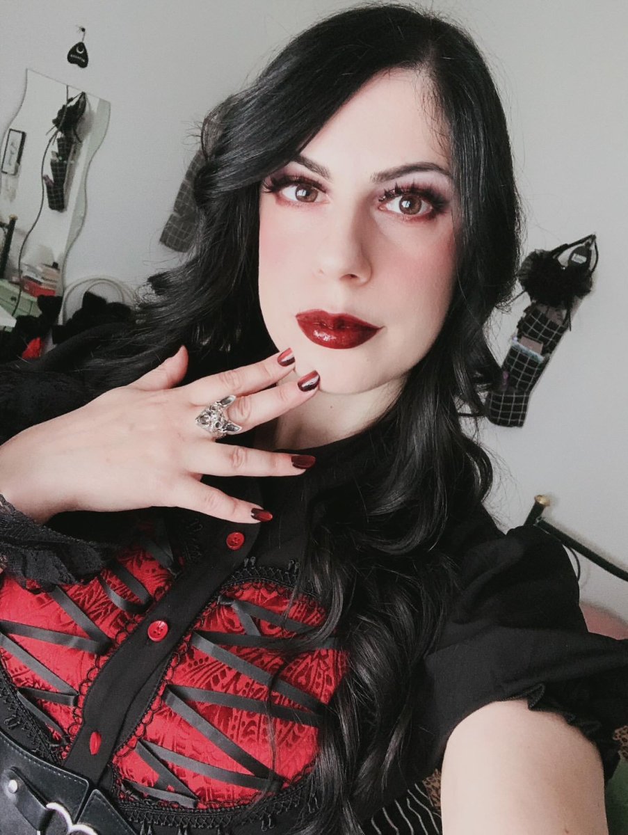 画像12: Gothic rope red heart button dress / ワンピース【DARK IN LOVE】 (12)