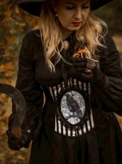 画像17: FANTASY RAVEN / ストライプ / アンダーバストコルセット【Restyle】 (17)