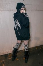 画像3: Demon Wings Hoodie / 悪魔の羽 / ZIPパーカー【VampireFreaks】 (3)