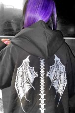 画像9: Demon Wings Hoodie / 悪魔の羽 / ZIPパーカー【VampireFreaks】 (9)