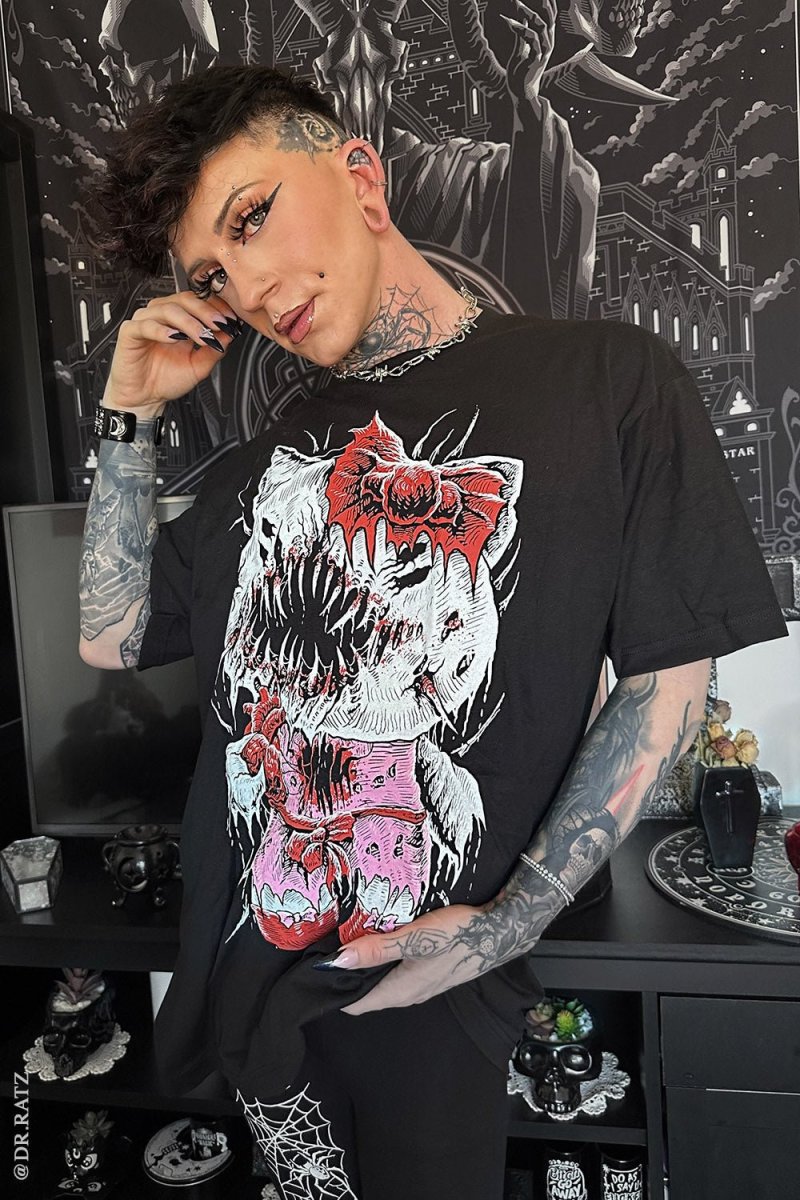 画像6: Hell Kitty Tee / Ｔシャツ【VampireFreaks】 (6)