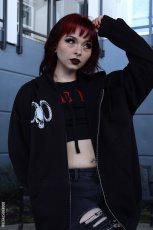 画像7: Demon Wings Hoodie / 悪魔の羽 / ZIPパーカー【VampireFreaks】 (7)