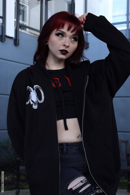 Demon Wings Hoodie / 悪魔の羽 / ZIPパーカー【VampireFreaks