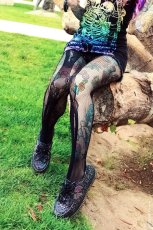 画像7: Skeleton Fishnet Tights / 網タイツ【VampireFreaks】 (7)