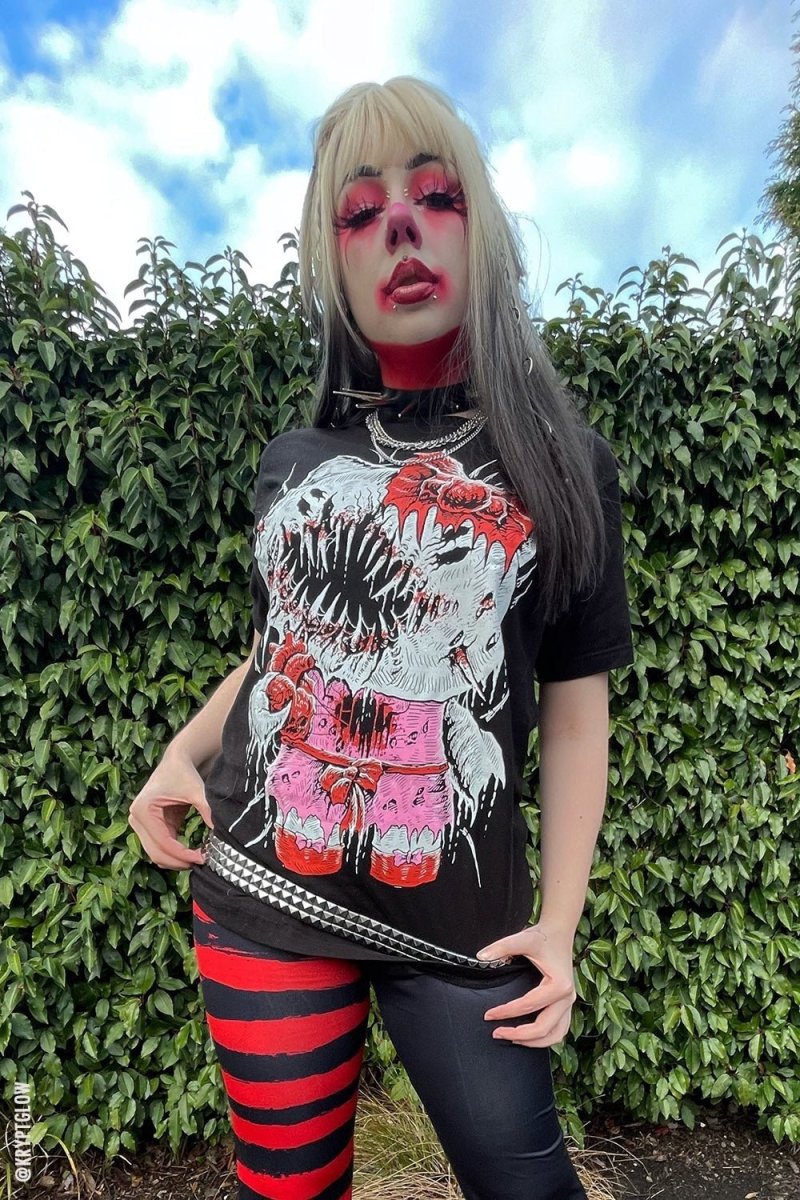 画像7: Hell Kitty Tee / Ｔシャツ【VampireFreaks】 (7)