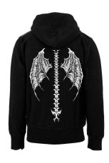 画像4: Demon Wings Hoodie / 悪魔の羽 / ZIPパーカー【VampireFreaks】 (4)