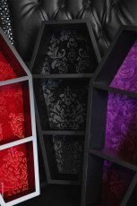 画像3: Haunted Mansion Coffin Shelf / Black Velvet / 壁掛けラック【VampireFreaks】 (3)