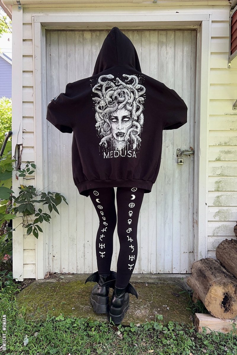画像5: Medusa  Zipper Hoodie / メデューサ / ZIPパーカー【VampireFreaks】 (5)