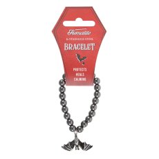 画像2: Hanging Bat Hematite Charm Bracelet / ブレスレット【GOTHIC HOMEWARE】 (2)