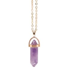 画像4: Amethyst Crystal Necklace / アメジスト / ネックレス【GOTHIC HOMEWARE】 (4)