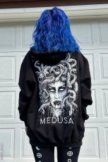 画像2: Medusa  Zipper Hoodie / メデューサ / ZIPパーカー【VampireFreaks】 (2)