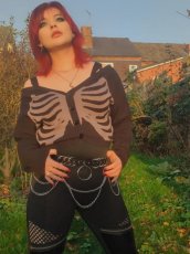 画像4: Black LIGEIA KNITTED CARDIGAN / カーディガン【Banned Apparel】 (4)