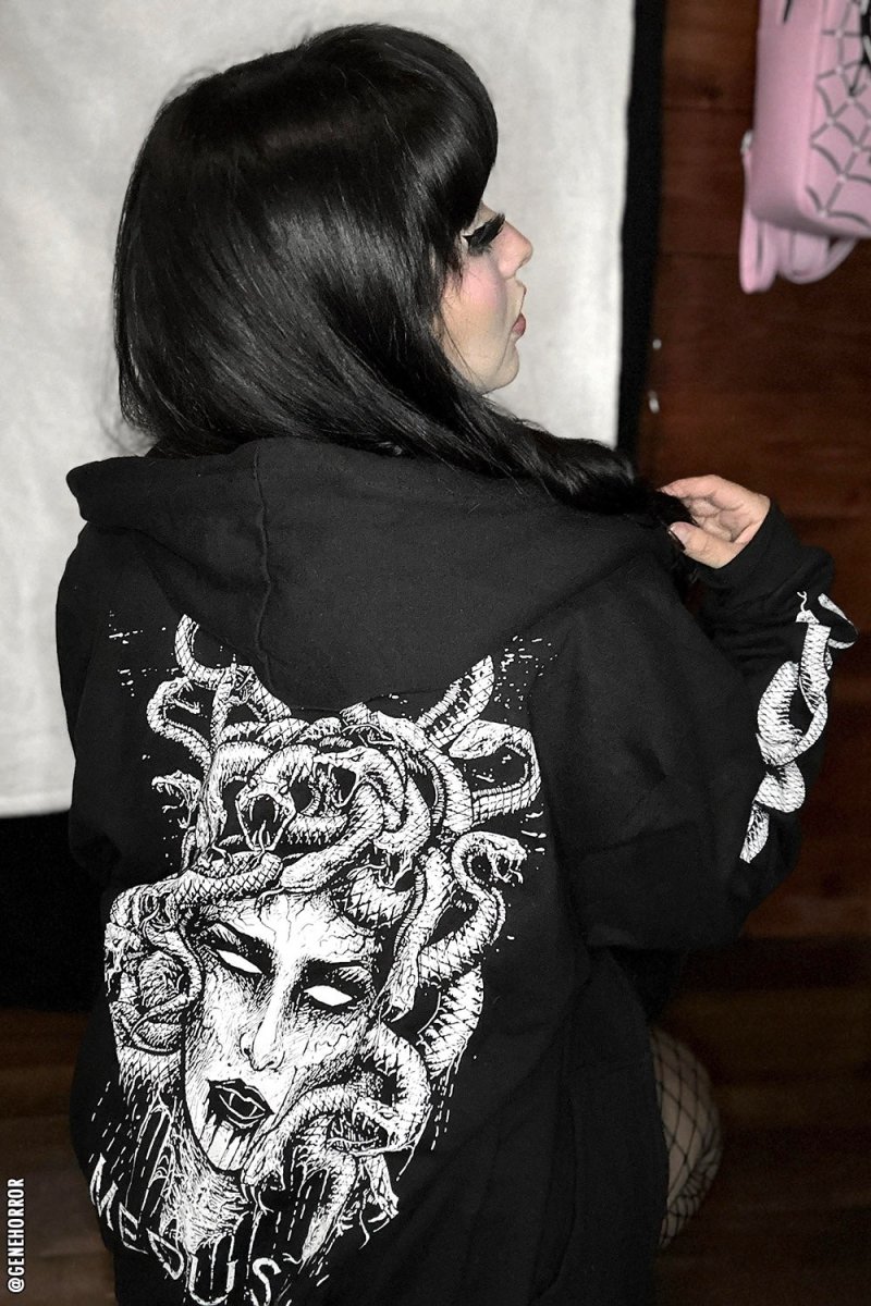 画像7: Medusa  Zipper Hoodie / メデューサ / ZIPパーカー【VampireFreaks】 (7)