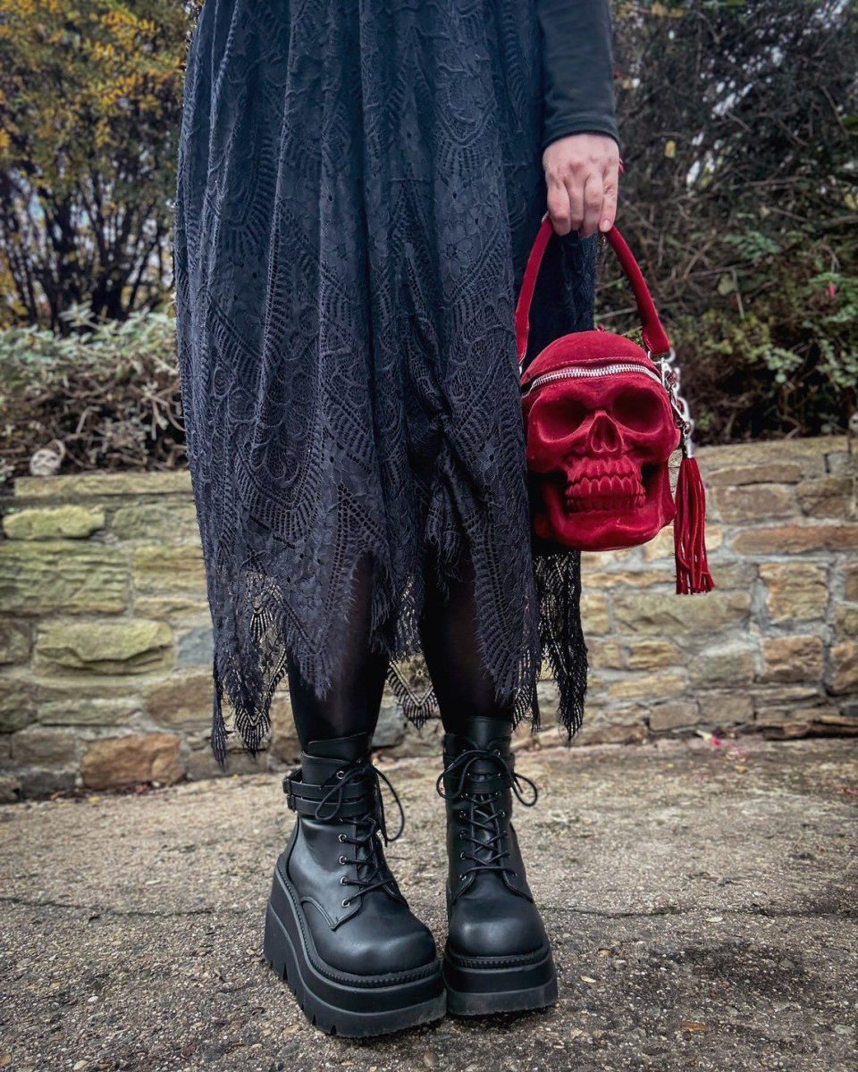 画像36: [取り寄せ]SHAKER-52 / ビーガンレザー / 厚底ブーツ【DEMONIA】 (36)