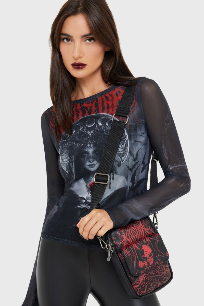 画像3: Headstone Crossbody Bag / 墓碑 / ボディバッグ【KILL STAR x ALCHEMY】 (3)