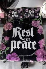 画像1: Grave Bloom Fleece Blanket / 闇に咲く花 / ブランケット【KILL STAR】 (1)