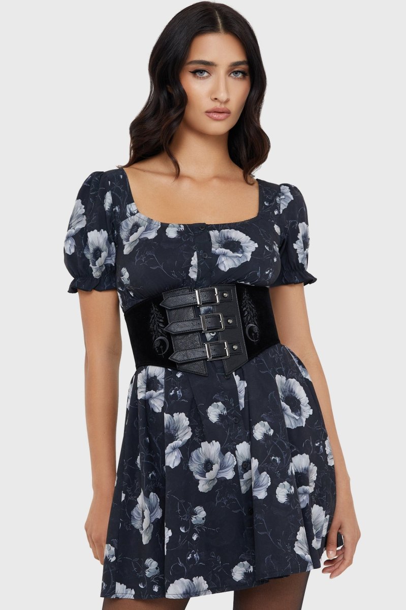 画像3: Nyx Garden Belt / 夜の女神の庭園 / コルセットウエストベルト【KILL STAR】 (3)