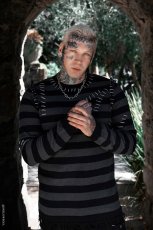 画像13: Autopsy Stitch Striped Sweater / 薄手ニット【VampireFreaks】 (13)