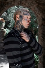 画像4: Autopsy Stitch Striped Sweater / 薄手ニット【VampireFreaks】 (4)