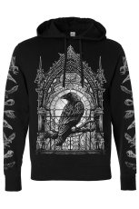 画像1: Cathedral Crow Hoodie / カラスと大聖堂  / パーカー【VampireFreaks】 (1)